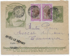 MADAGASCAR Dispersion D'une Collection D'oblitération Lettre Entier  Timbres Càd ANKAZOBE 1941 Bon Bureau Et SUP - Brieven En Documenten