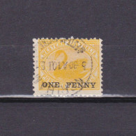 WESTERN AUSTRALIA 1912, SG# 172, 1d On 2d Yellow, Surch, Swan, Used - Oblitérés