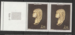 N° 1868 Oeuvres D'Art: La Vénus De Brassempouy  Belle Paire De 2 Timbres Neuf Impeccabe - Unused Stamps