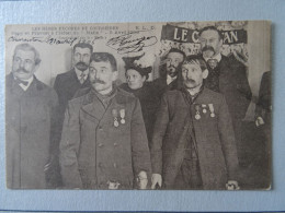 CPA ---LES HEROS DECORES DE COURRIERES. NENY ET PRUVOST A L'HOTEL DU  " MATIN " LE 6 AVRIL 1906. - Sonstige & Ohne Zuordnung