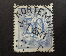 Belgie Belgique - 1951 - OPB/COB N° 854 - (  1 Value ) -  Cijfer Op Heraldieke Leeuw  Obl. Kortemark - 1965 - Gebraucht