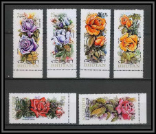 Bhutan (Bhoutan) - 3206b/ 1973 Mi 545 A-550 A Fleur Flowers Flower Fleurs ** MNH  - Rosen