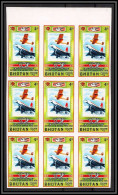 Bhutan (Bhoutan) - 3196c/ Yvert N° 441 Mi 595 B Upu Avion (plane) Concorde Non Dentelé Imperf ** MNH Bloc 9 - Bhoutan