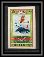 Bhutan (Bhoutan) - 3196/ Yvert N° 441 Mi 595 B Upu Avion (plane) Concorde Non Dentelé Imperf ** MNH - Bhutan