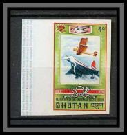 Bhutan (Bhoutan) - 3196a/ Yvert N° 441 Mi 595 B Upu Avion (plane) Concorde Non Dentelé Imperf ** MNH  - Concorde