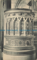 R655619 Hythe Church. The Pulpit. L. E. Straughan. 1910 - World