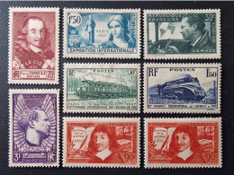 Année 1937. Y&T Entre 335 Et 358 Neuf * - Unused Stamps