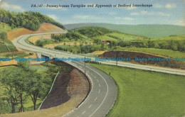 R657792 Pennsylvania Turnpike And Approach Of Bedford Interchange. Minsky Bros. - World