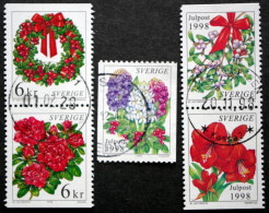 Sweden 1998 FLOWERS  MiNr.2084-88 (O)  ( Lot  I 504) - Oblitérés