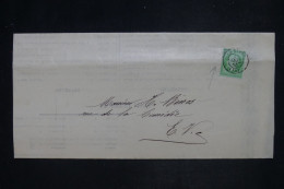 FRANCE - Napoléon 5ct Sur Lettre Du Havre En 1863 - L 153092 - 1849-1876: Classic Period