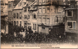 SELECTION -  BESANCON   -  L'Inventaire à Saint Jean 5 Février 1906.- La Foule Place Victor Hugo - Besancon