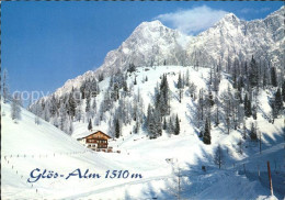 71962537 Ramsau Dachstein Steiermark Alpengasthof Gloes-Alm  Ramsau Am Dachstein - Autres & Non Classés