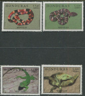 Honduras:Unused Stamps Serie Snakes And Lizards, 1998, MNH - Altri & Non Classificati