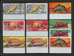 Fujeira - 1723c N°252/261 A Prehistoric Animals Animaux Prehistoriques Dinosaures Dinosaurs ** MNH - Fujeira