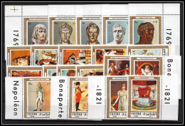 Fujeira - 1707b/ N°978/997 A Napoleon Bonaparte 1769/1821 ** MNH Full Set 1972 - Napoleone