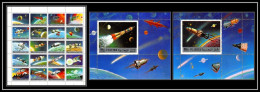 Fujeira - 1721b N°857/876 + BF 102/103 A ** MNH Soyuz Apollo Vostok Lunik1972 Espace Space Exploration Feuille Complete  - Asia