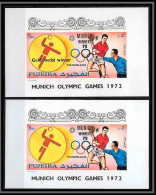 Fujeira - 1684 1421/1446 Munich Handball Yougoslavia 1972 Medallists Jeux Olympiques Olympic Games Deluxe Sheet ** MNH - Fujeira