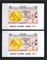 Fujeira - 1683 1420/1445 Munich Judo Nomura Japan 1972 Medallists Jeux Olympiques Olympic Games Deluxe Sheet ** MNH - Fujeira