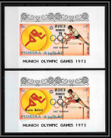 Fujeira - 1675 1412/1437 Munich Hurdling Balzer Germany 1972 Medallist Jeux Olympiques Olympic Games Deluxe Sheet ** MNH - Fujeira