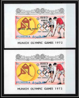 Fujeira - 1670 1407/1432 Hockey Germany Munich 1972 Medallists Jeux Olympiques Olympic Games Deluxe Sheet ** MNH - Fujeira