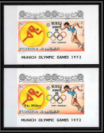 Fujeira - 1671 1408/1433 Running Wilden Germany Munich 1972 Medallists Jeux Olympiques Olympic Games Deluxe Sheet ** MNH - Fudschaira
