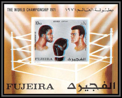 Fujeira - 1667/ N°57 B Boxe Boxing Muhammad Ali Color Shift Erreur Decallage Des Couleurs Neuf ** MNH - Boxen
