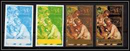 Fujeira - 1653/ N°1258 Titian Nus Nudes Tableau (italian Painting) Essais Proof Non Dentelé Imperf Neuf ** MNH - Fujeira