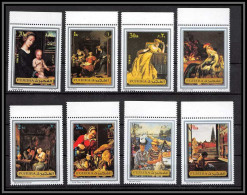 Fujeira - 1651a N°1362 / 1369 A Tableaux Paintings 1972 Manet David Steen Verlat Rembrandt Stevens Neuf ** MNH - Other & Unclassified