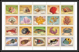 Fujeira - 1650/ N°1019 / 1038 A Marine Fauna Faune Marine Neuf ** MNH - Meereswelt