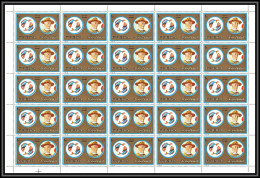 Fujeira - 1592ll N°1313 Baden Powel Zodiac Pisces Uk Poissons Scout Jamboree Feuille Complete (sheet) Neuf ** MNH - Ongebruikt