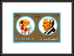Fujeira - 1592c N°1308 Thomas Edison Zodiac Aquarius Verseau Usa Deluxe Miniature Sheet Neuf ** MNH - Fujeira