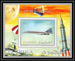 Fujeira - 1592/ Bloc N° 43 A AIR AND SPACE CRAFT Concorde Espace (space) ** MNH 1971 - Fudschaira