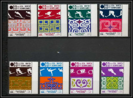 Fujeira - 1570/ N° 719/726 A Sapporo 1972 Ski Jumping Slalom Skating Jeux Olympiques Olympic Games ** MNH  - Winter 1972: Sapporo