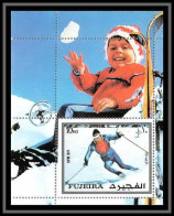 Fujeira - 1552/ Bloc N° 136 A Slalom Innsbruck Sapporo 1972 Jeux Olympiques (olympic Games) ** MNH  - Fudschaira