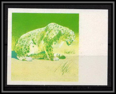 Fujeira - 1545/ N° 795 Leopard Animaux Animals Essai (proof) Non Dentelé Imperf ** MNH  - Fudschaira