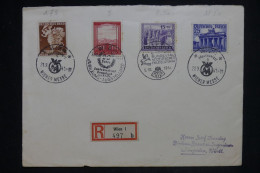 ALLEMAGNE  - Enveloppe En Recommandé De Wien Pour Weingarten En 1941 - L 153097 - Lettres & Documents