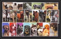 Fujeira - 1534a/ Serie De 21 Timbres Chiens Chien Dog Dogs ** MNH RRR - Fujeira
