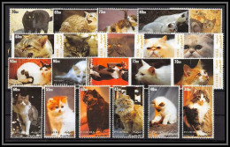 Fujeira - 1533a/ Série 21 Timbres Chats Cat Cats Chat ** MNH RRR - Domestic Cats