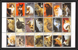 Fujeira - 1533/ Bloc Complet De 21 Timbres RRR Chats Cat Cats Chat ** MNH  - Fudschaira