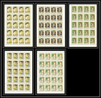 Fujeira - 1530/ N° 646/652 Renoir Peinture Tableaux Paintings Nus Nudes Naked Feuille Complète (full Sheet) ** MNH  - Fudschaira