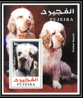 Fujeira - 1525/ RR Clumber Spaniel épagneul Bloc Chiens (chien Dog Dogs) ** MNH  - Dogs