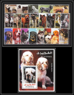 Fujeira - 1525b/ RR Clumber Spaniel épagneul Chiens (chien Dog Dogs) ** MNH Serie + Bloc Non émis - Dogs