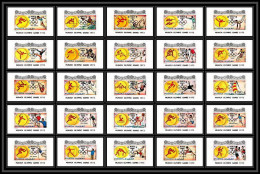 Fujeira - 1587 N° 1407/1431 Munich 72 Jeux Olympiques Olympic 1972 Games 25 Miniature Deluxe Sheets Cote 170  - Fujeira