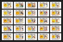 Fujeira - 1587 N° 1407/1431 Munich 72 Jeux Olympiques 1972 Olympic Games 25 Miniature Deluxe Sheets Cote 170  - Zomer 1972: München