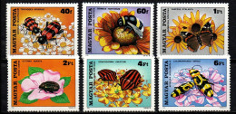 Ungarn 1980 - Mi.Nr. 3405 - 3410 A - Postfrisch MNH - Insekten Insects - Andere & Zonder Classificatie