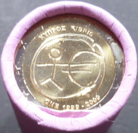 Cipro - 2 Euro 2009 - 10° Unione Economica E Monetaria (UEM) - KM# 89 - Rotolino 25 Monete - Chypre