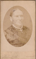 DE257  --  DEUTSCHLAND --  KRONACH  -  CABINET PHOTO, CDV  --  LADY  -  FOTO:  HOCH. SPORL  - 10,3  Cm  X 6,3 - Old (before 1900)