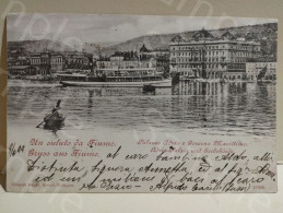 Croatia  Gruss Aus Fiume Rijeka. 1899 - Croatia