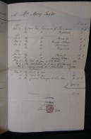 ROYAUME UNI - Fiscal Sur Document En 1899 - L 153099 - Fiscale Zegels