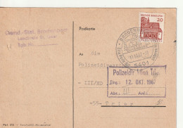 Brodenbach, Sonderstempel U, Stempel Gendarmeriestation - Lettres & Documents